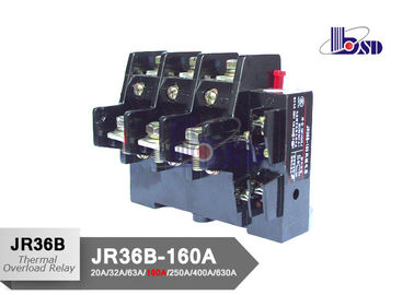 160A  Thermal Overload Relay Three Phase Bimetallic Strip Thermal Relay 
