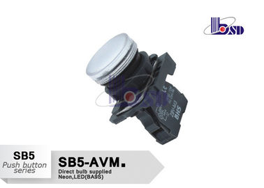 Normally Closed  Round  Push Button Switch SB5 Series As Warning Signals