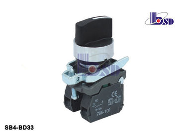 Handle  Black  Push Button Switch SB4 Series Standard Selector Switch On Off