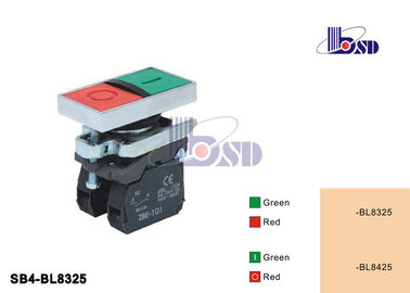 Professional Red Green Push Button Switch SB4 Series Without Pilot Light