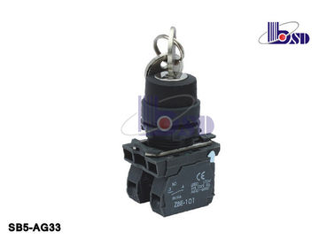 Electric Push Button Switch SB5 Series / 3 Position Keyed Selector Switch