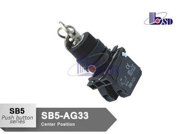 Electric Push Button Switch SB5 Series / 3 Position Keyed Selector Switch