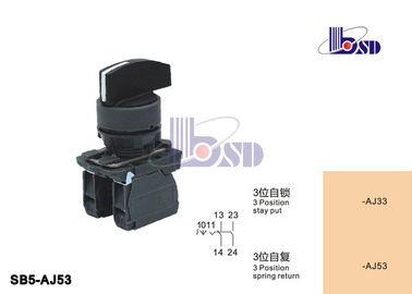 Long Handle Three Position Selector Switch High Anti - Electrical Erosion