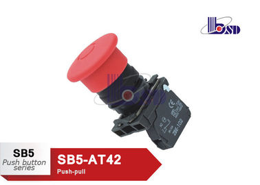 Emergency Mushroom Head Push Button Switch SB5 Series 50hz Lamp Beads