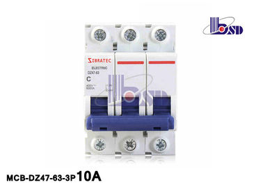 3 Pole 10 Amp Mini Circuit Breaker Square D Miniature Circuit Breaker