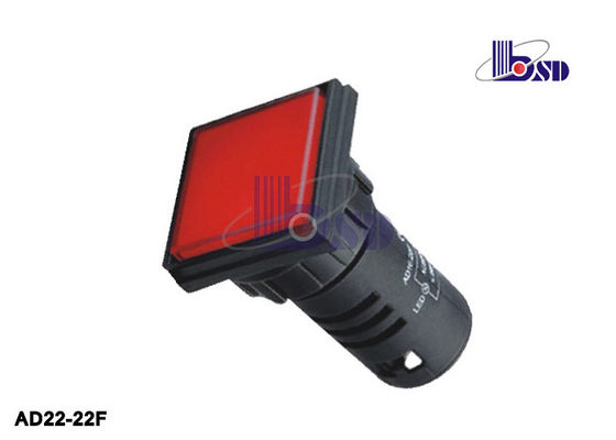 Square Shape Safe Led Indicator Lamp  Red Led Panel Mount Indicators