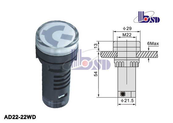 Commercial Indicator Warning Light / Power Indicator Lamp OEM Service